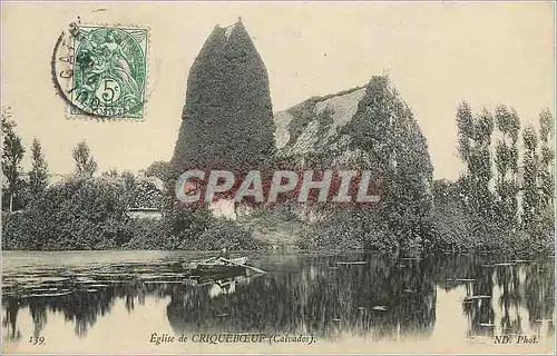 Cartes postales Eglise de Criqueboeuf Calvados