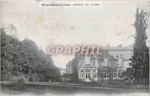 Ansichtskarte AK Fontainebleau Jardin de Diane