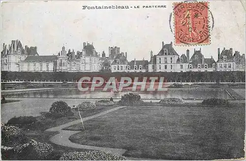 Cartes postales Fontainebleau Le Parterre