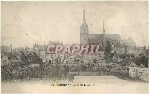 Cartes postales Dourdan S O L'Eglise