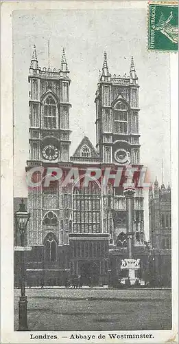 Cartes postales Londres Abbaye de Westminster
