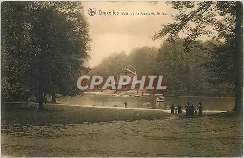 Cartes postales Bruxelles Bois de la Cambre le lac