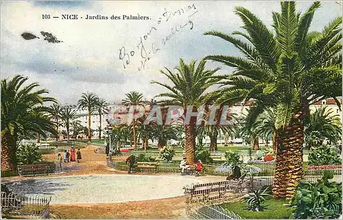 Cartes postales Nice Jardins des Palmiers