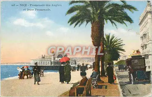 Ansichtskarte AK Nice Promenade des Anglais et Jetee Promenade Automobile