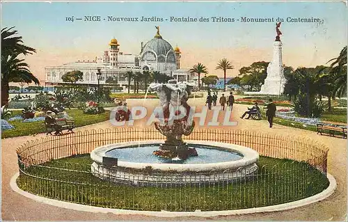 Cartes postales Nice Nouveaux Jardins Fontaine des Tritons