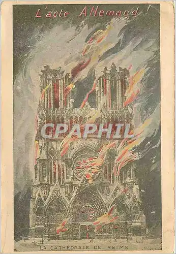 Cartes postales La Cathedrale de Reims