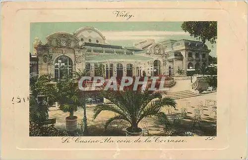 Cartes postales Vichy Le Casino Un Coin de la Terrasse