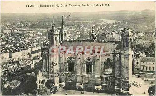 Ansichtskarte AK Lyon Basilique de ND de Fourviere facade laterale