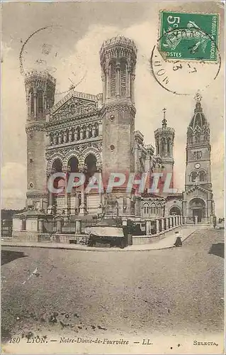 Cartes postales Lyon Notre Dame de Fourviere