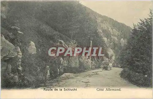 Cartes postales Route de la Schlucht Cote Allemand
