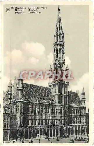 Cartes postales Bruxelles Hotel de Ville