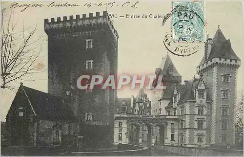 Cartes postales Pau Entree du Chateau