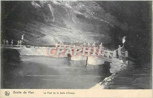 Cartes postales Grotte de Han Le Pont de la Salle d'Armes