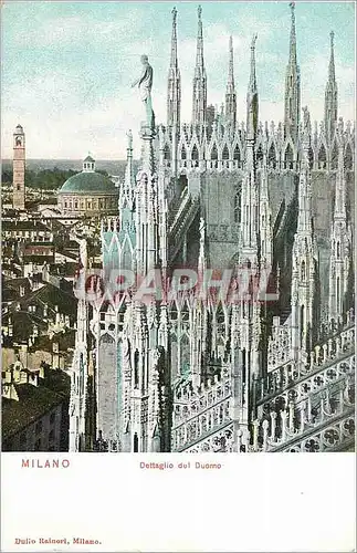 Cartes postales Milano Dettaglio del Duomo