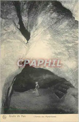 Cartes postales Grotte de Han L'Entree des Mysterieuses