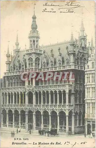 Cartes postales Bruxelles La Maison du Roi