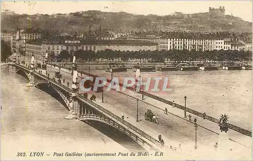 Ansichtskarte AK Lyon Pont Gallient anciennement Pont du Midi