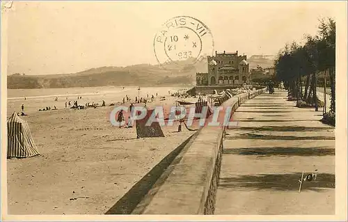 Cartes postales Hendaye Basses Pyrenees La Plage le Casino