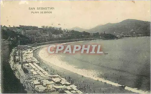 Ansichtskarte AK San Sebastian Playa de Banos