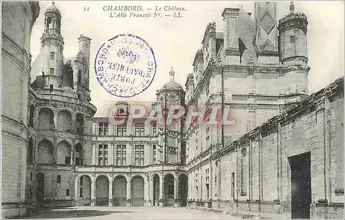 Ansichtskarte AK Chambord Le Chateau L'Aile Francois 1er