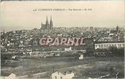 Cartes postales Clermont Ferrand Vue Generale