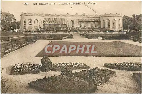 Cartes postales Deauville Plage Fleurie Le Casino