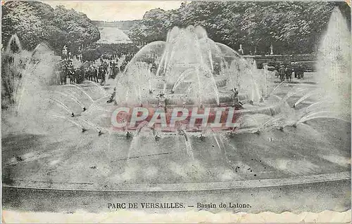 Cartes postales Parc de Versailles Bassin de Latone