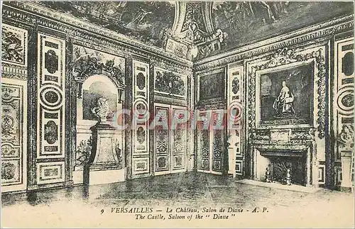 Cartes postales Versailles Le Chateau Salon de Diane