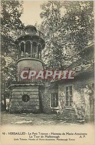 Ansichtskarte AK Versailles Le Petit Trianon Hameau de Marie Antoinette La Tour de Malborough