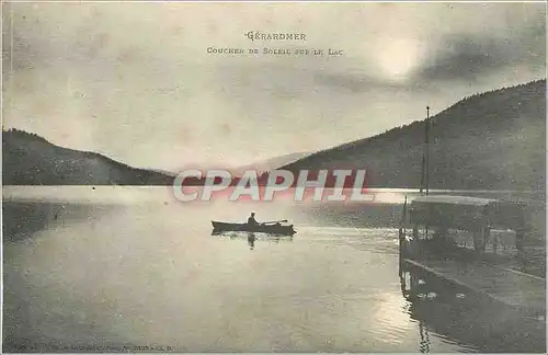 Cartes postales Gerardmer Coucher de Soleil sur Le Lac