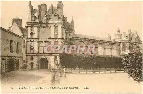 Ansichtskarte AK Fontainebleau La Chapelle Saint Saturnin