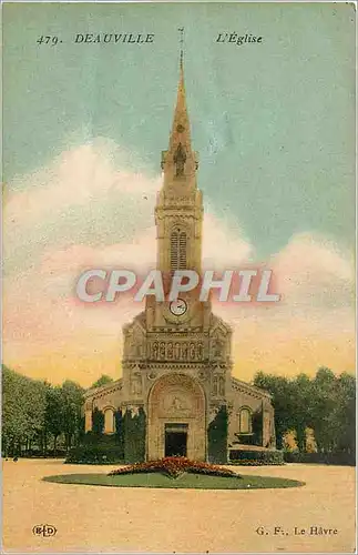 Cartes postales Deauville L'Eglise