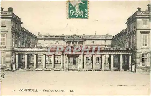 Cartes postales Compiegne Facade du Chateau