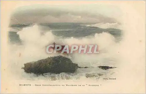 Cartes postales Biarritz Croix Commemorative du Nauprage de la Surprise