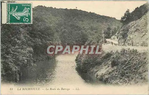 Cartes postales La Bourboule La Route du Barrage