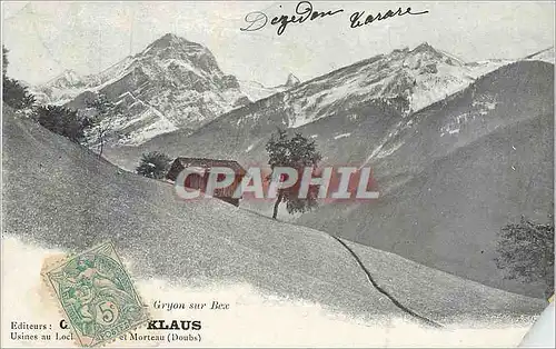 Cartes postales Gryon sur Bex