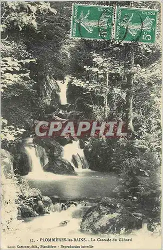 Cartes postales Plombieres les Bains La Cascade du Gehard