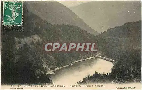 Cartes postales Le Hohneck Altenwier Versant Alsacien