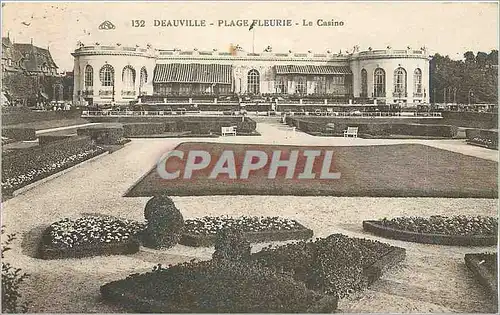 Cartes postales Deauville Plage Fleurie Le Casino