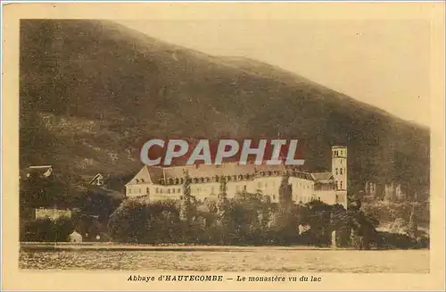 Ansichtskarte AK Abbaye d'Hautecombe Le Monastere vu du Lac