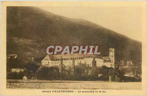 Cartes postales Abbaye d'Hautecombe Le Monastere vu du Lac