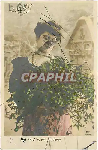 Cartes postales Le Gui Nos voeux les plus sinceres