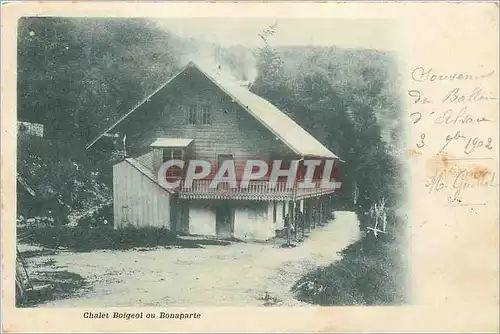 Cartes postales Chalet Boigeoul ou Bonaparte
