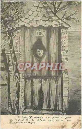 Cartes postales La jeune fille repondit sans quitter sa place que ce devait etre la veritable cause