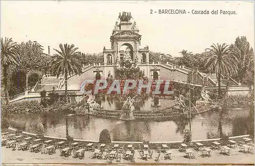 Cartes postales Barcelona Cacada del Parque