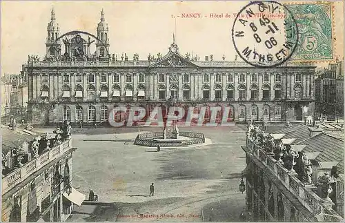 Cartes postales Nancy Hotel de Ville