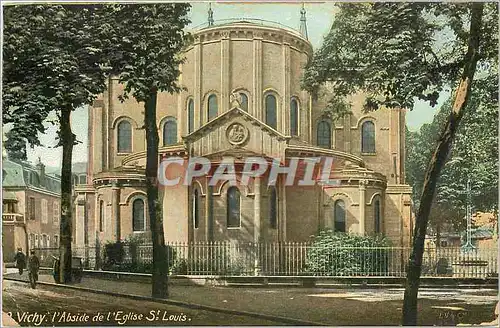 Cartes postales Vichy l'Abside de l'Eglise St Louis