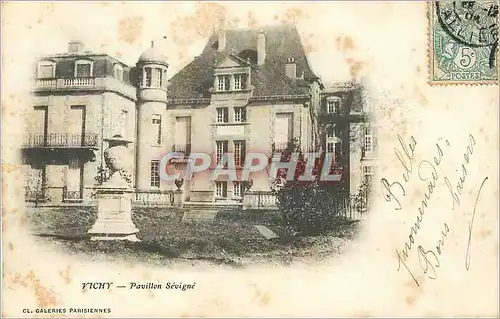 Cartes postales Vichy Pavillon Sevigne