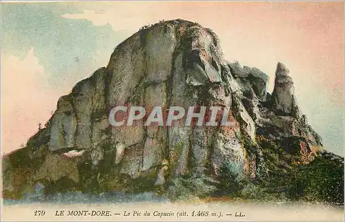 Cartes postales Le Mont Dore Le Pic du Capucin