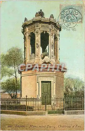 Cartes postales Dijon Monument Darcy Chateau d'Eau